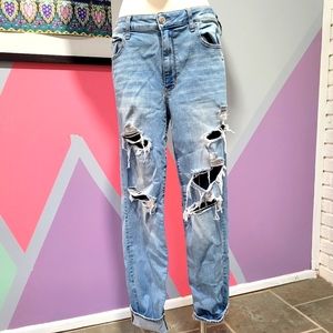 AE high rise straight jean